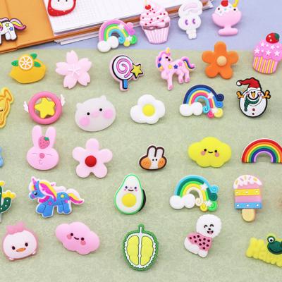 China Viable Silicone Or Cartoon Straw Toppers For Tumblers Straw Toppers Charm Cover Cute PVC Mold Summer Cartoon Cloud for sale