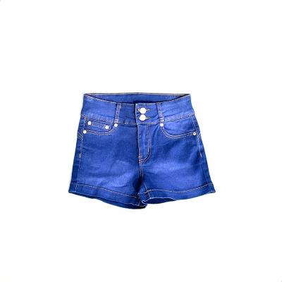 China Custom Made Girls Highwaist Highwaist Plain Jeans Summer Denim Shorts Jeans Shorts Viable For Girls for sale