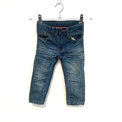 China Manufacturer OEM Baby Boy Jeans Kids Mid Rise Viable Denim Pants Slim Fit Jeans for sale