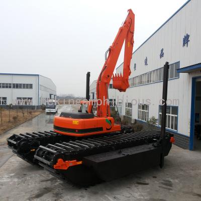 China Waterways Shallow Water Amphibious Dredger Maintenance And Cleaning for sale