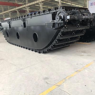 China Maintenance and cleaning of waterways amphibious landing gear pontoon for soft and shallow water for sale