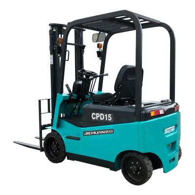 China High Efficiency Electric pallet forklift machine stacker truck full automatic 4 wheel drive forklift for sale