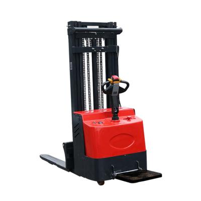 China High Efficiency Hot Sale Best Price Stand-on Full Electric Stacker Pallet Forklift Reach 2 Ton Truck for sale