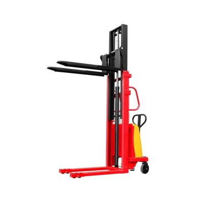 China Hotels 1ton lifting stacker warehouse use easy operation 1000kg Electric Stacker for sale