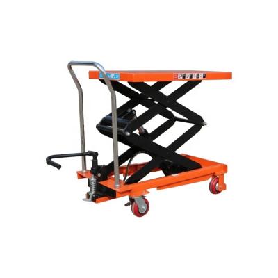 China Hotels Manual Lift Tables Motorcycle Table Lift Screw Jack Mechanical Lift Table for sale