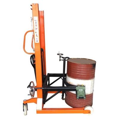 China Hotels Hydraulic oil drum stacker factory Industry 350kg oil drum stacker for sale