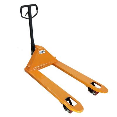 China Hotels Self-Propelled Electric Pallet Jack Truck  Manual Pallet Truck With Weight Hand Forklift Truck for sale