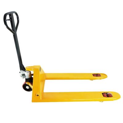 China Easy Moving Hot Sale 2000kg manual trolley narrow pallet jack hydraulic hand pallet jack truck for sale