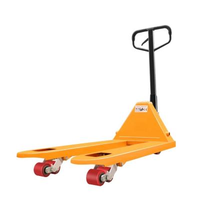 China Easy Moving 2.5 ton nylon/pu wheel pallet jack lifter hydraulic forklifts manual pallet jack truck for sale