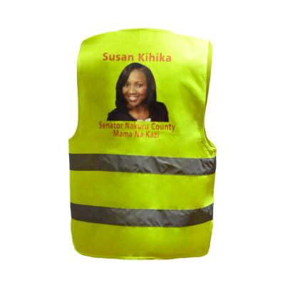 China Water Proof Water Proof Vest With Election Reflector Charcoal Reflective Vest Clothing With Printing Logo OEM And OEM for sale