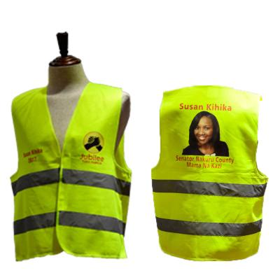 China Water Proof Water Proof Vest Rest With Reflector Charcoal Vest Logo Printing Reflective Clothing for sale