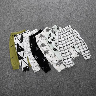 China Wholesale Cotton Breathable Baby Boy Pants Fashion Casual Kids Trotter Pants Kids Harem Pants for sale