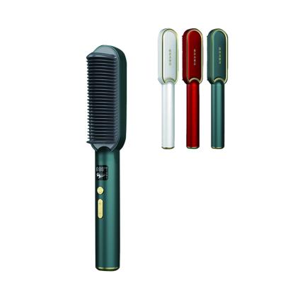 China 2021 Best Hot Selling Healthy Comb Fast Straightener Brush Multifunctional Electric Hair Straightening Comb For Women for sale