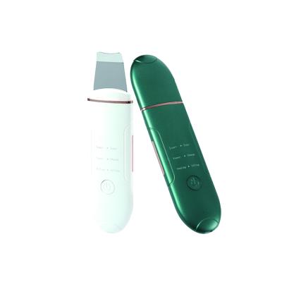 China Portable Electric Facial Dead Spatula Professional Skin Peeling Machine Ultrasonic Skin Deep Cleansing Scrubber for sale