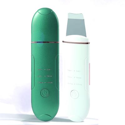 China New fashional DEEP CLEANSING Deep Cleansing Rechargeable Blackhead Home Dead Skin Remover Ultrasonic Facial Skin Scrubber for sale