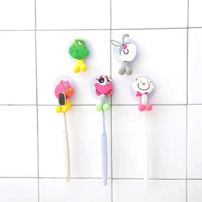 China Viable the cute toothbrush holder with wall mounted with suction cup most popular among kids in 2021 for sale