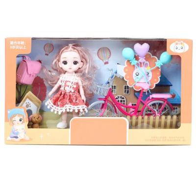 China 2021 Hot-selling Girl Play Home Toy Set Kids Play House Multi Style Girls Play Gift Box Princess Doll Set for sale