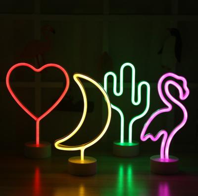 China Outdoor led neon light sign for wall bedroom cool room USB aesthetic decor and battery operated and romantic neon light for sale