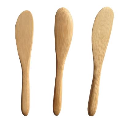 China Tabletop Sustainable Cut Bamboo Kitchen With Knife Cutlery Reuse Dessert Bamboo Flatware Bamboo Knife for sale