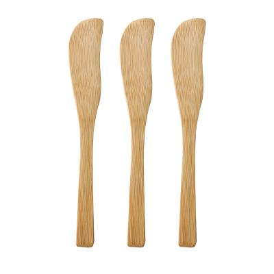 China Environmentally Sustainable Reuse Bamboo Flatware Cutlery Bread Knife Set Bamboo Knife for sale