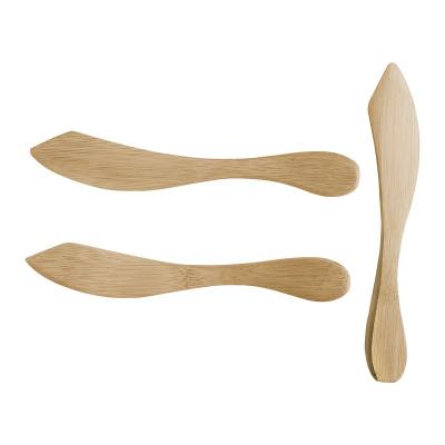 China Sustainable Bamboo Bread Knife Recycled Recycling Bamboo Dessert Environmental Protection Bamboo Cutlery Knife for sale