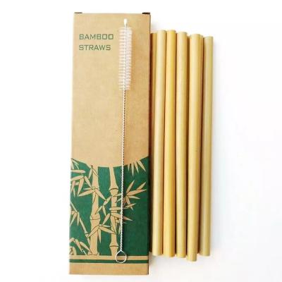 China Wholesale 100% Straw Modern Natural Eco Friendly Biodegradable Bar Accessories Organic Drinking, Bamboo Straw for sale