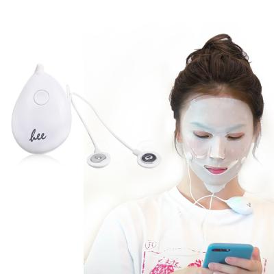 China Promote 2021 Absorption EMS Microcurrent Beuty Device Facial Care And Vibrating Massager Face Lifting Beauty Device for sale