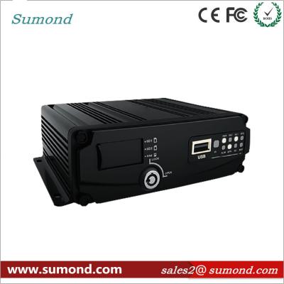 中国 4CH 1080P AHDハードディスク・レコーダーGPS車DVR SDカードCCTV HD車のカメラ 販売のため