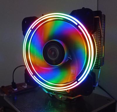 China 120mm CPU RGB Cooler 6 Copper Heatpipe For Intel LGA 115X/1366/2011/2066/AMD for sale