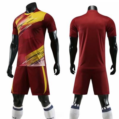 China Wholesale Antibacterial Sublimated Full Tank Top Shorts Set Cheap Soccer Jersey Football Uniform Customized Set for sale