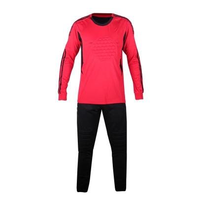 China Wholesale Design Antibacterial Mens Soccer Goalkeeper Training Tank Top Sets Tracksuit Customize Round Collar Goalkeeper Uniform for sale