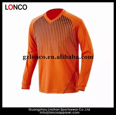 China Cheap Custom Antibacterial Sublimation Goalkeeper Suits Long Sleeve Soccer Uniforms Goalkeeper Equipment Soccer Shirt Goalkeeper Shirt for sale