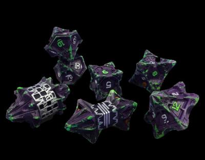 China High End Custom Metal Dice Collection Custom Game Dice China VIP Gifts Board Game Lovers Dragon Game for sale