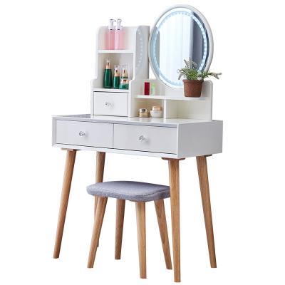 China HANYEE Modern Lightweight Luxury Multifunctional Dressing Table(The Other)Adjustable Girl With Mirror for sale