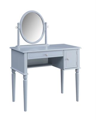 China HANYEE Princess Makeup Furniture Lady Dish Dresser Removable Mirror Dresser Glass Dresser for sale