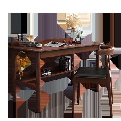 China HANYEE Extendable Modern Minimalist Study Solid Wood Desk With Chair For Kids for sale