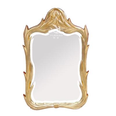 China High Quality Classic Furniture Living Room Modern Decorative PU Mirror Hanging Frame for sale