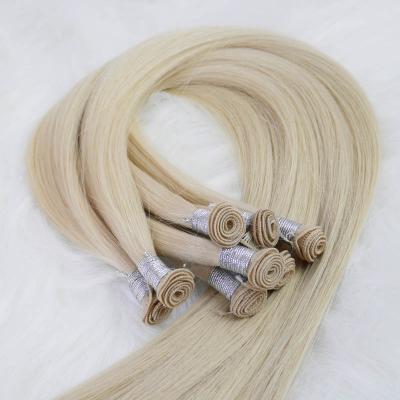 China Clean Soft High Quality Hand Tied Weft Selling Straight Hair for sale