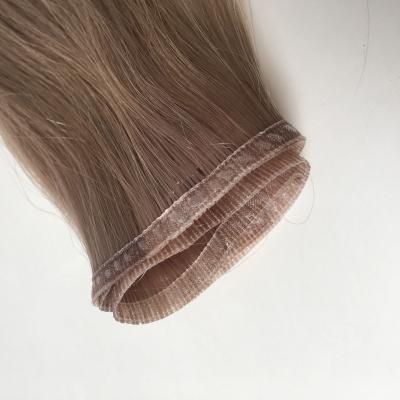 China Hot Selling Soft 2021 Clean Flat Track Good Quality Hair Flat Track Hair Weft Weft Extension for sale