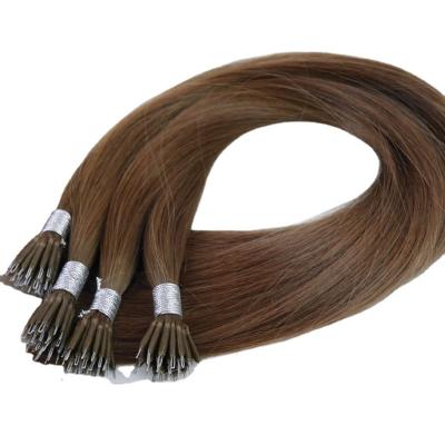 China Wholesale Clean Soft Nano Human Cuticle Hair Extensions 100% Human Hair Tip Russian Ring Hair for sale