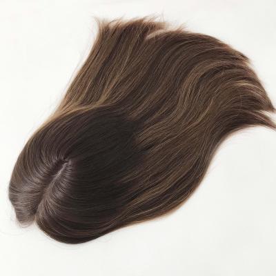 China Clean Soft Virgin Hair Topper Raw Cuticle Aligned Hair Density 130% 150% 180% for sale