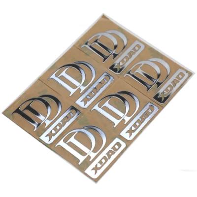 China Product Brand Waterproof Metal Custom Die Cut Logo Transfer Sticker Printed Waterproof Bottle Label for sale