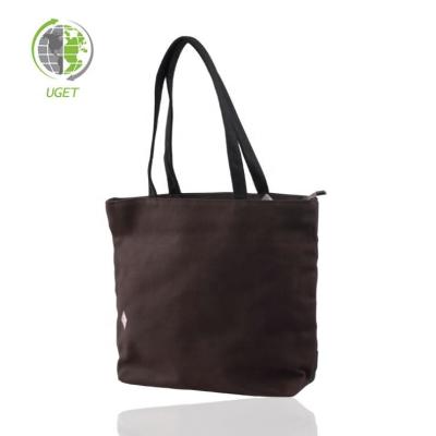 China Recycle 3 yarn yoga fashion canvas messenger zipper bottom zumiez zalora recycled cotton totes all tote bag for sale