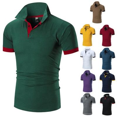 China Anti-pilling Custom Printing OEM Short Sleeve Unisex Newly Logo Print Blank Polo Shirt Custom Sleeve for sale