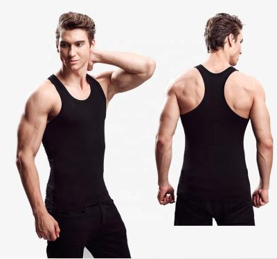 China Custom Breathable Anti-Shrink Bodybuilding Muscle Stringer Tank Top Men Fitness Sports Wear Men's Gym Tank Top for sale