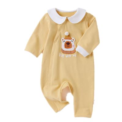 China Comfotable Toddler Infant Clothing Newborn Cute Baby Clothes Set Yellow Romper, Drop Baby Clothes for sale