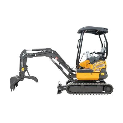 China Farms IN FRONT Mini Excavator Price 1 Ton 2 Ton Small Hydraulic Crawler Mini Excavator For Sale for sale