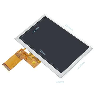 China Industrial Application 5 Inch 500 Brightness LCD Display Module Interface IPS 24Bit RGB Industrial LCD Screen for sale