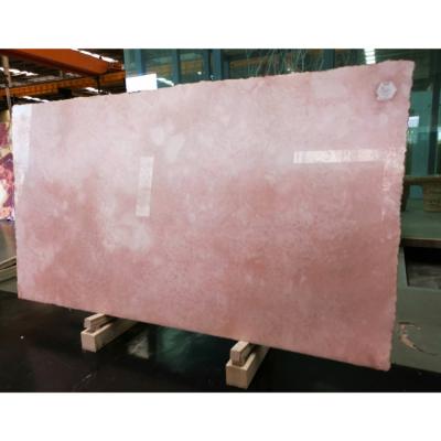 China Modern Honed Natural Marble Slabs Decoration Polished Project Luxury Stone Cut Price Large Size Tiles Slab Precut Pink Onyx Marble Price for sale