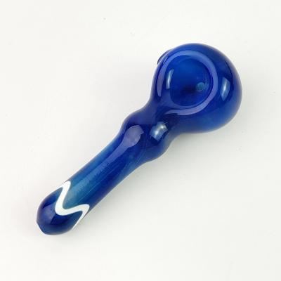 China Wholesale China High Quality New Custom Styles Borosilicate Glass Hand Spoon Pipe Support Portable Classic Type for sale